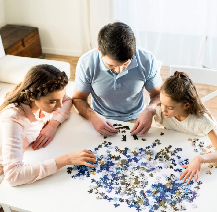 1000 Piece Jigsaw Puzzle for Adults with Poster – Colorful Puzzle Game, Stress Relief Activity & Home Wall Décor Gift